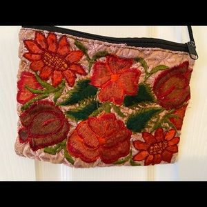 Embroidered purse handmade in Guatemala